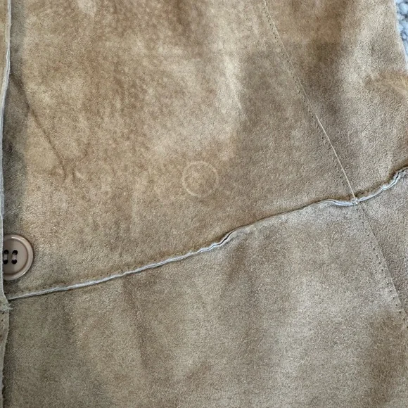 Brandon Thomas Light Brown Suede Blazer - Picture 7 of 7